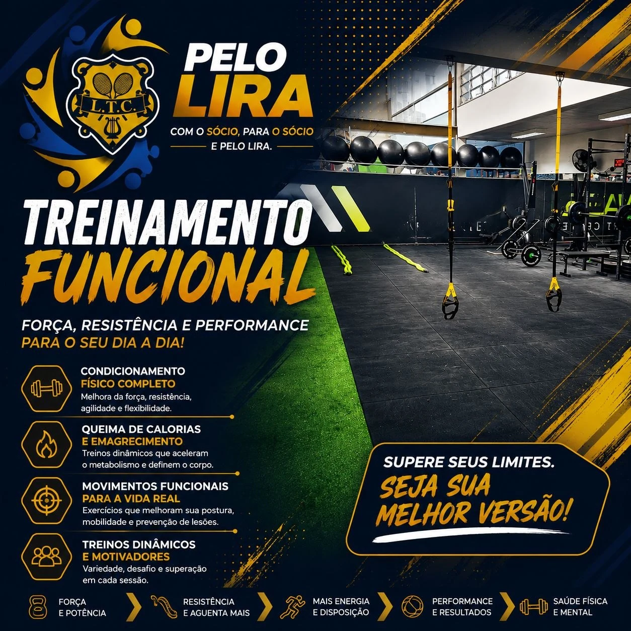 Funcional no Lira Tênis Clube