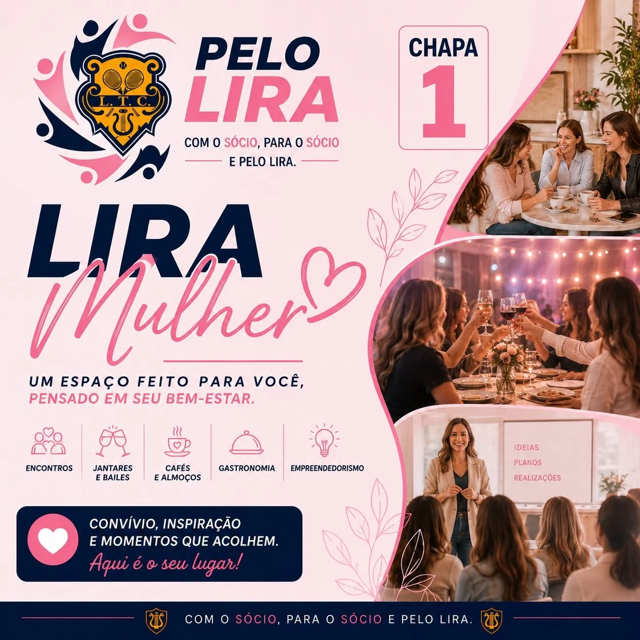 Lira Mulher — um espaço feito para você, pensado em seu bem-estar